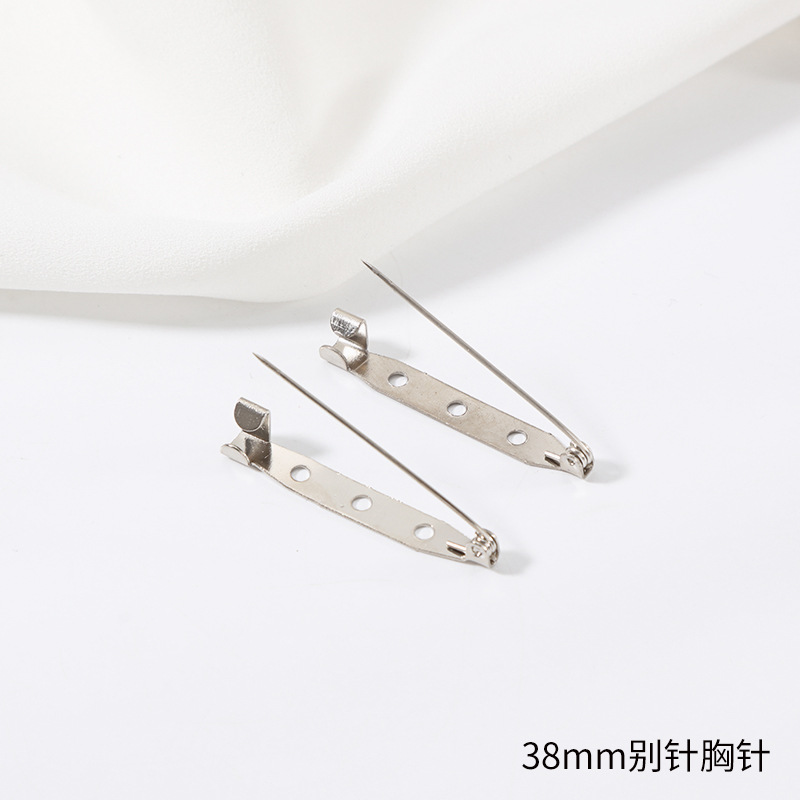 ピンの安全針の胸の花の底のボタンの針はロックの頭のネクタイのブローチの手作りのdiyの毛の服のボタンの部品の材料を持ちます。