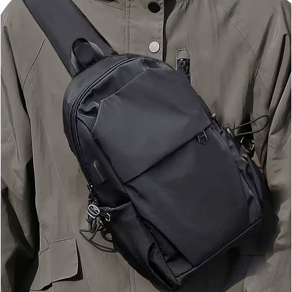 Cross-Border Hot-Selling Men's Single-Shoulder Crossbody Bag, Outdoor Cycling Multi-Functional Chest Bag, Travel Hiking Leisure Sports Bag for Women