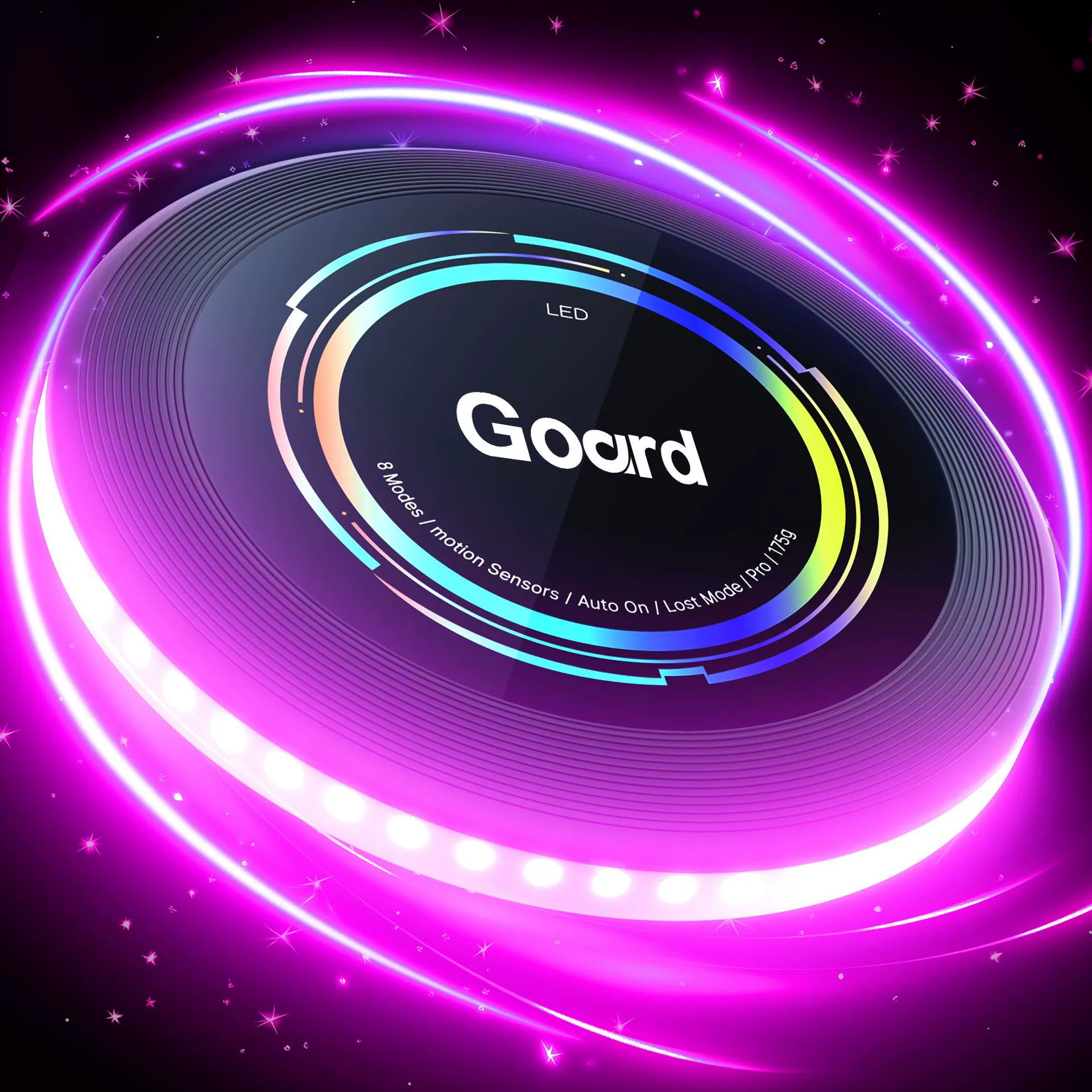 Трансграничный светодиодный фрисби перезаряжаемый НЛО Соревнования на открытом воздухе Спортивные игрушки