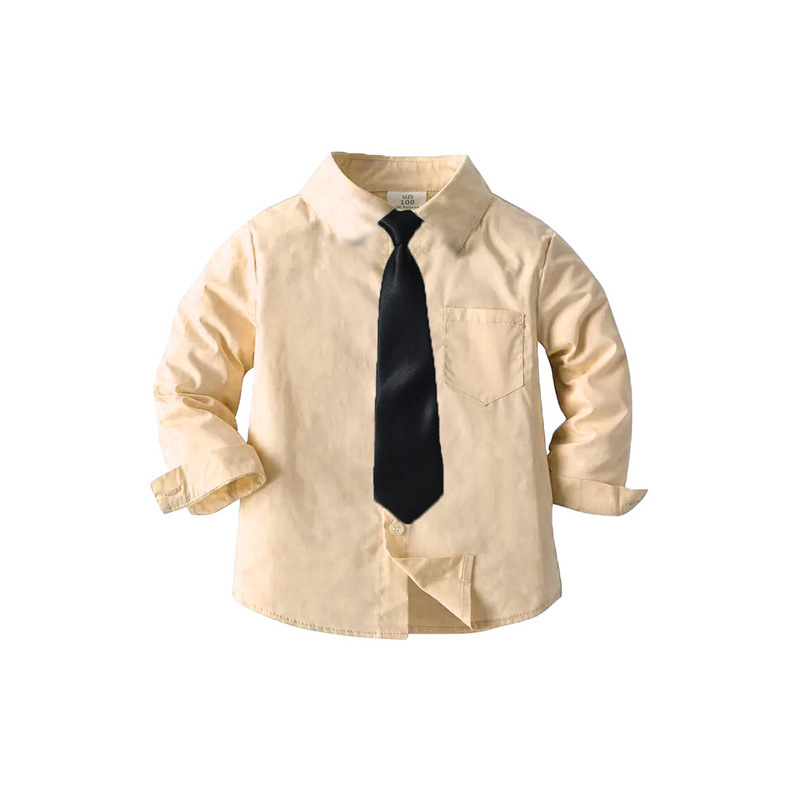 Beige con corbata