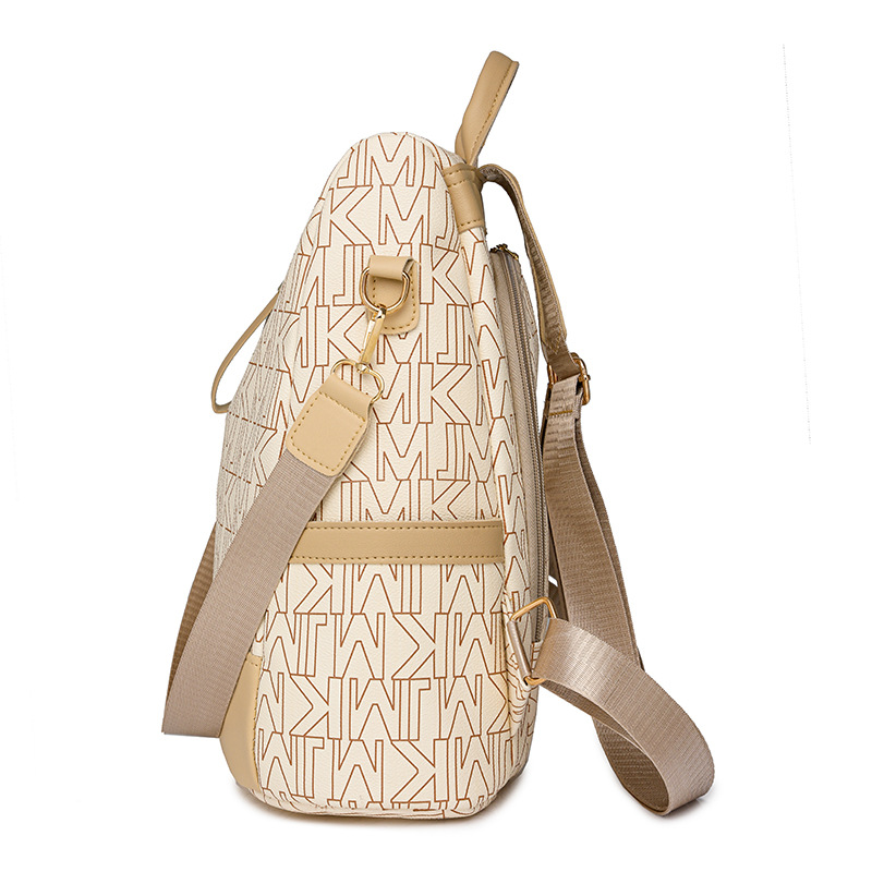 Mochila impresa de moda para mujer nuevo estilo salvaje 2024 mochila antirrobo de gran capacidad bolsa de viaje de ocio multiusos al por mayor