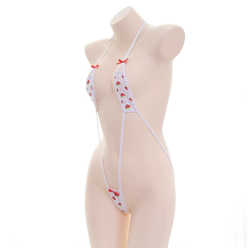 Underwear, комплект, клубника, разделённый ростомер, купальник