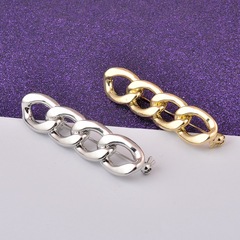 Korean Version New Creative Chain Brooch, Fashionable and Versatile Pin for Youngsters, Era Boys' Group Outerwear Accessory