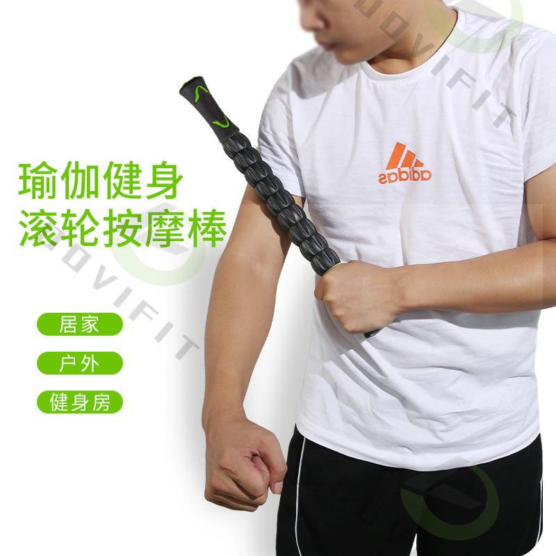 Masaje muscular palo fascia palo profundo relajación muscular rodillo engranaje masaje yoga masaje palo