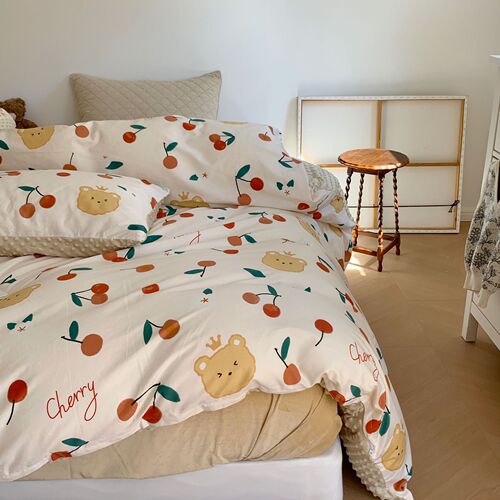 【Dropshipping】Doudou Fleece Quilt Set Four-Piece Winter Warm Cover Adult Calming Doudou Blanket Single Cover