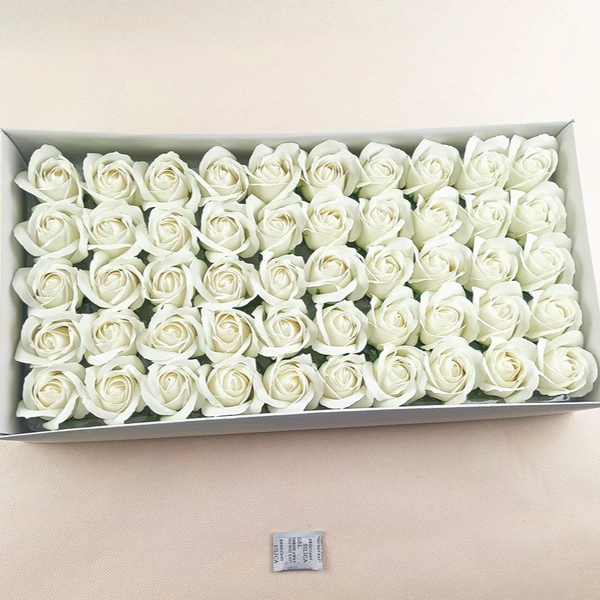 White 3 -layer rose