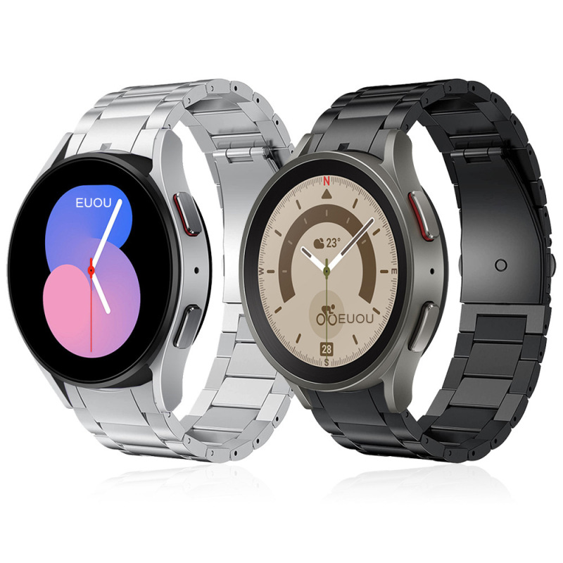Suitable for Samsung watch Galaxy watt4/5/5pro folding buckle titanium strap with tools Suitable for Samsung watch Galaxy watt4/5/5pro folding buckle titanium strap with tools