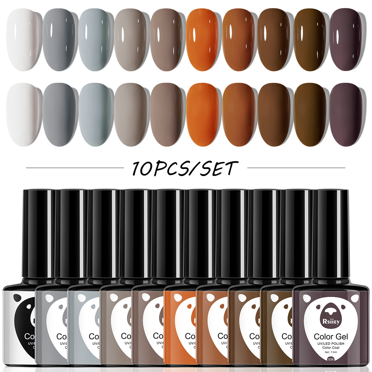 Nail Art Navidad 10 color esmalte de uñas traje de pegamento popular nude lentejuelas UV fototerapia pegamento esmalte de uñas traje de pegamento tienda de uñas