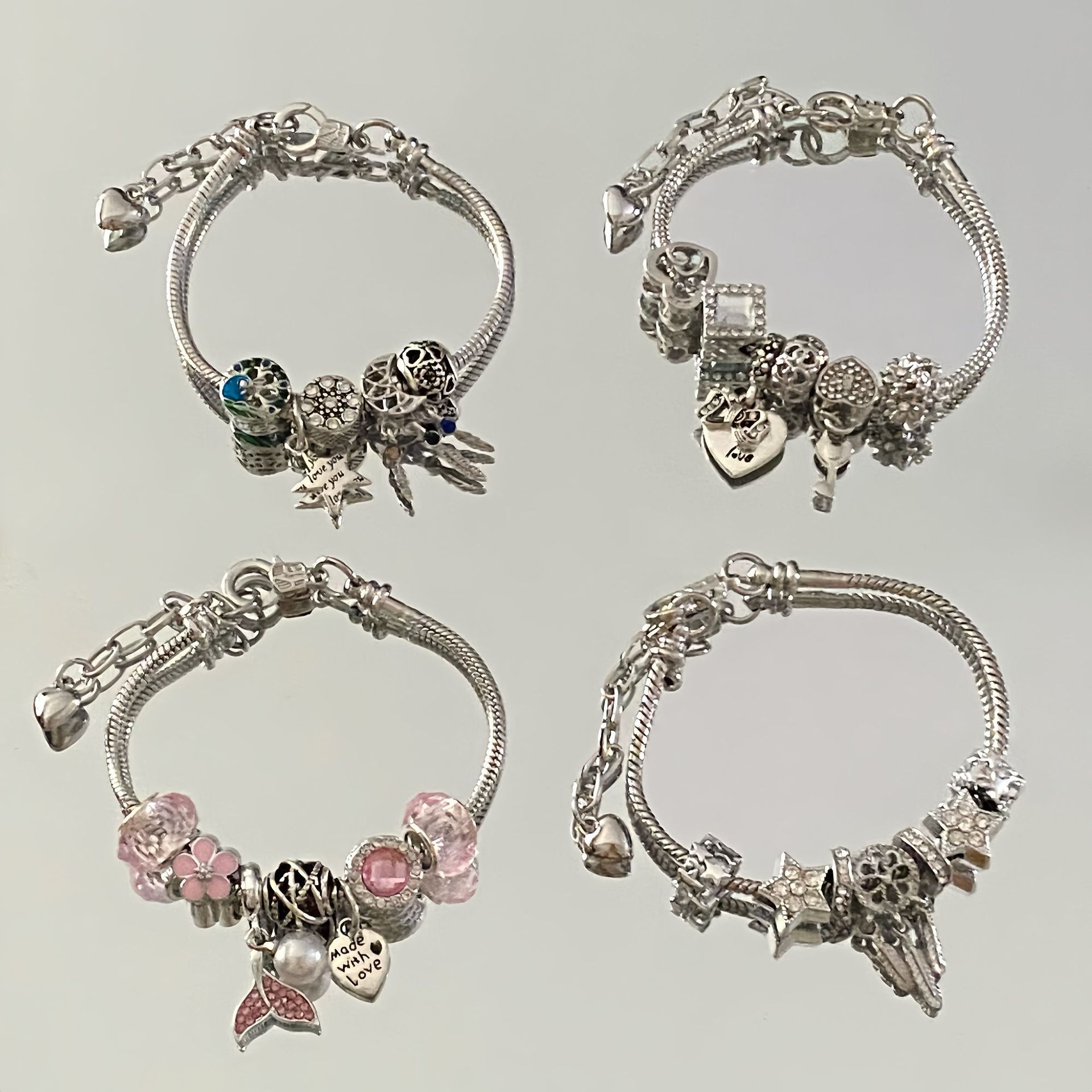 Bracelet en perles avec pendentif attrape-rêves queue de poisson_voghion.com