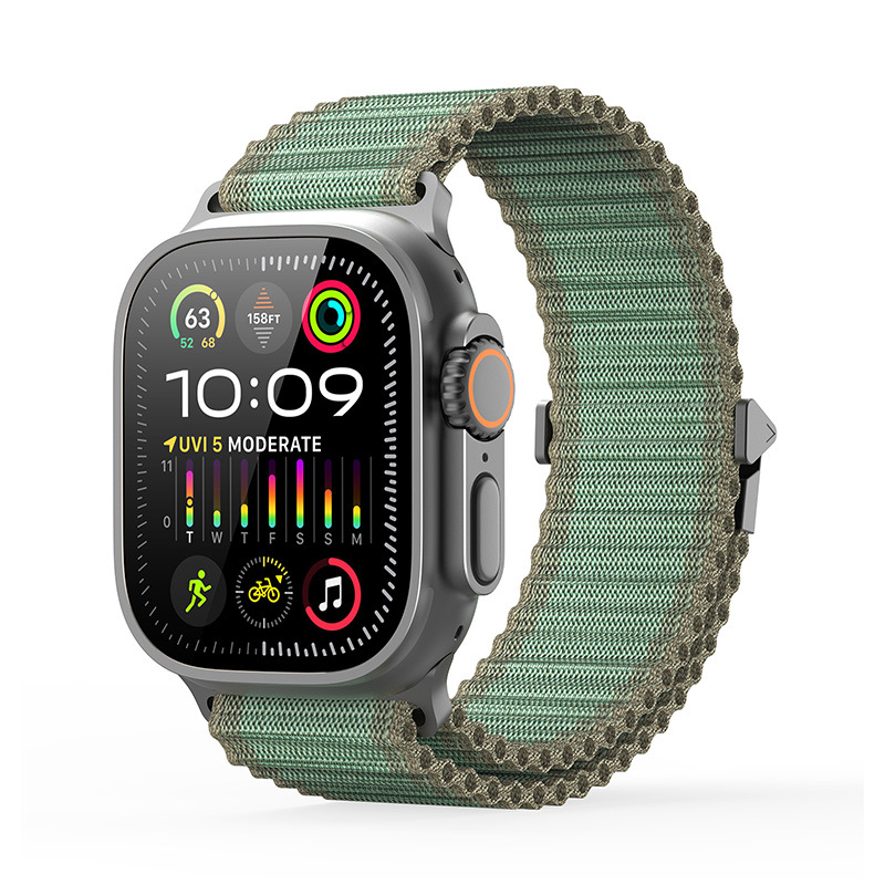 Aplicable AppleWatch correa de reloj de Apple al aire libre iWatch10 generación correa de reloj de diámetro de nylon trenzado al por mayor image 7