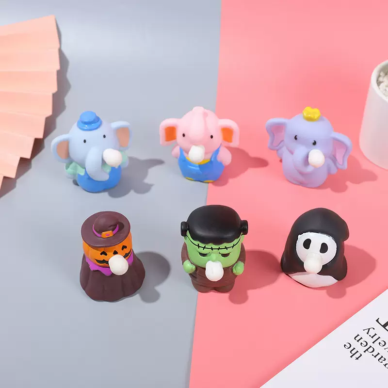 玩具爆款网红创意挤压吹泡泡捏捏乐吐泡泡玩具动物发泄解压玩具