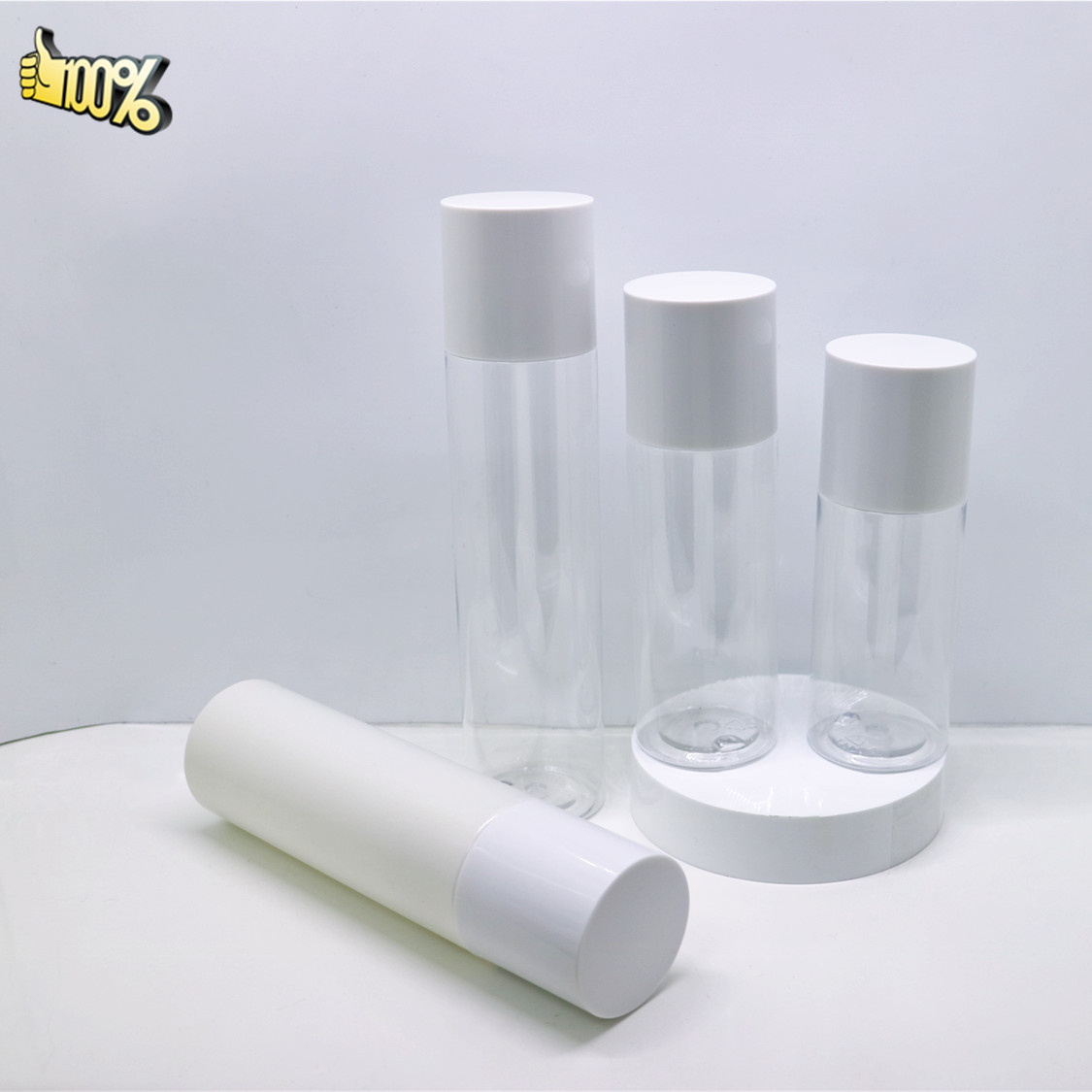 多规格 pet塑料化妆品卸妆水瓶透明平肩护肤品爽肤水纯露空瓶厂家