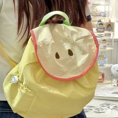 夏のドーパミンコントラストカラーの女の子旅行ショルダーバッグ女の子インカレッジスタイルかわいいフルーツ超軽量バックパック