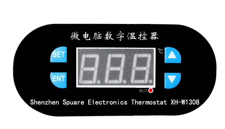 Xtwh-W1308 Thermostat Digital Display Temperature Controller Switch Cooling/Heating Control Adjustable Digital