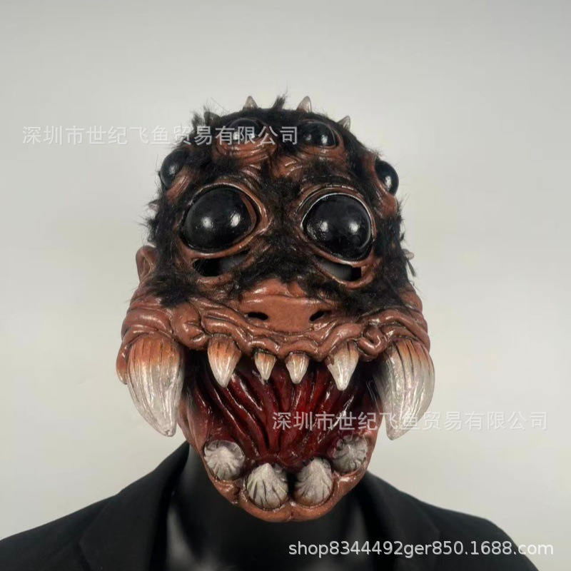 Amazonas Spider Demonio Horror Cabeza Cráneo Cráneo Peludo Spider Estación Independiente Transfronteriza Máscara de Halloween