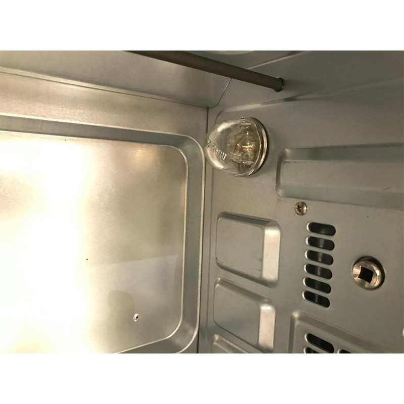 Horno de convección sin aceite de 45L con doble quemador, gran capacidad, CB, totalmente automático, multifuncional, visual, para uso doméstico y para hornear pasteles.