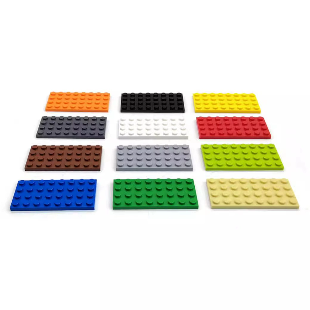 Lego, constructor, bottom plate with accessories, 4x, x8, small particles, science and technology