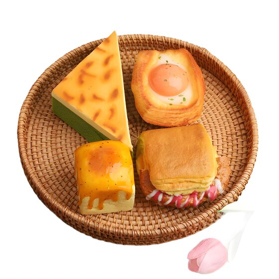 Shake the same simulation play slow rebound decompression bread pinch music toy pose fun vent artifact sponge feeling