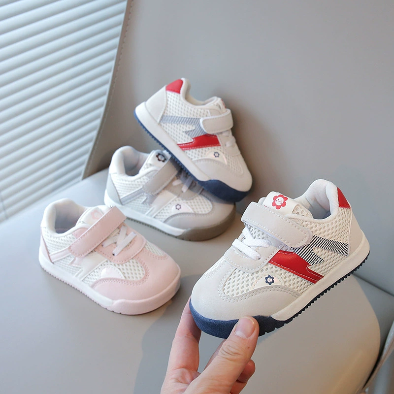 Новые детские спортивные кроссовки весна-лето 2025: простые, удобные, дышащие, универсальные, для мальчиков и девочек.