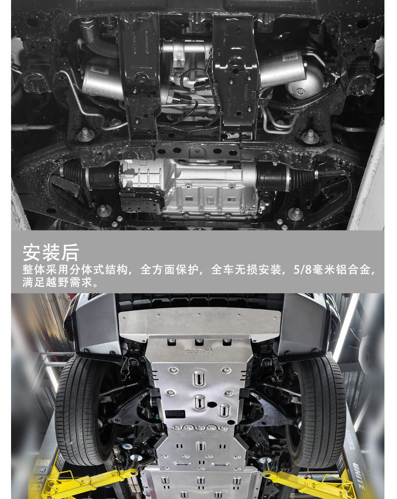 Suitable for Fangcheng Leopard 8 Full Vehicle Chassis Guard Plate Battery Water Tank Engine Lower Guard Plate Fuel Tank Chassis Armor Accessories