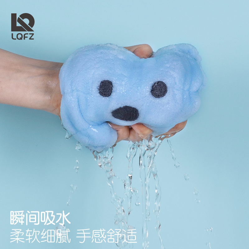 Sombrero de cabello seco puede personalizar dibujos animados absorción rápida gorra de coral seco toalla de cabello para niños toallas de cabello secas al por mayor