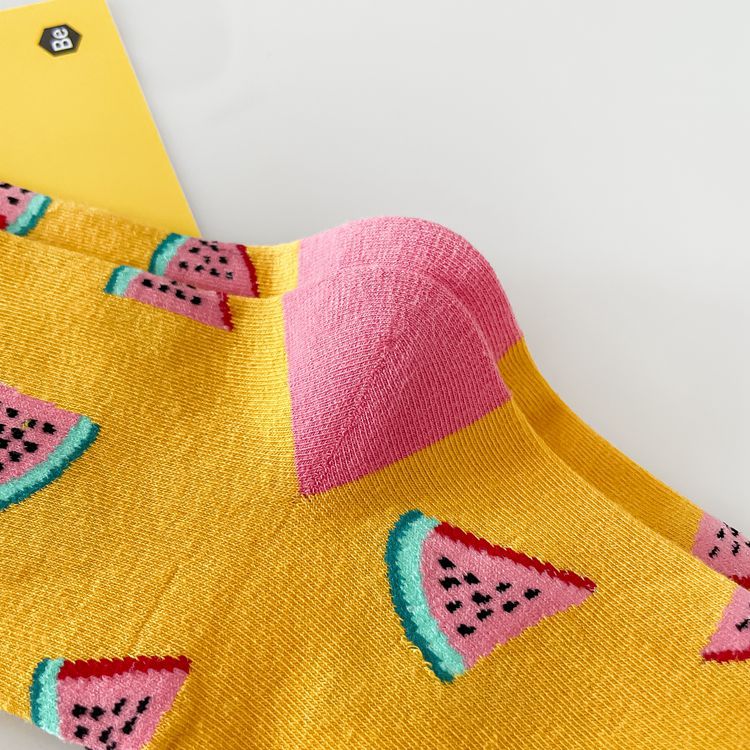 Winter Season Unisex Gender Unisex Casual Animal Fruit Flower Cotton Crew Socks A Pair