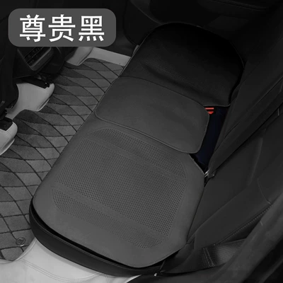 Tesla Multi-Piece Set Breathable | Universal seat cover - type-a-plush-noble-black-rear-row-universal-model