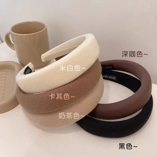 Autumn/Winter High Crown Hair Band for Women, French Style Versatile Headband, Design-Savvy Face-Washing Hair Clip, Stylish Hair Accessory