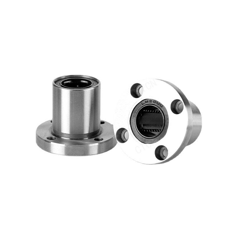 轴承厂家供应LMF6UU法兰直线轴承LMK6UU 内径6mm 8mm直线法兰