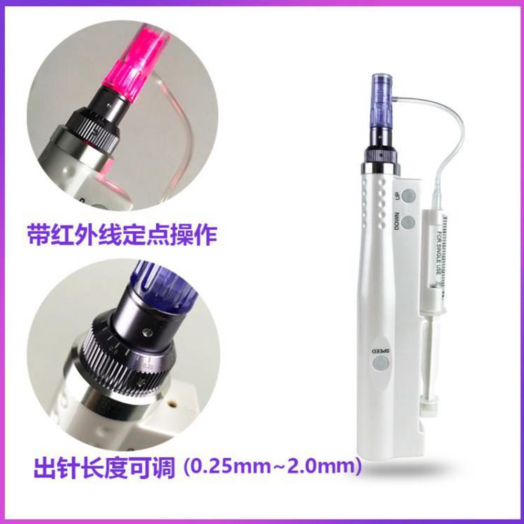 Nano Water Light spot disolución fabricante de instrumentos microcristal sin aguja importación punto de fusión no invasivo medio embrión capa microneedle Shuttle Instrumento Fábrica