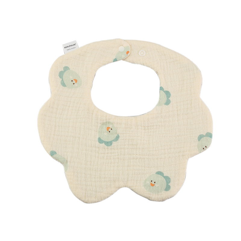 Babero de Pétalos de Gasa para Bebé de Gasa de Algodón, Transpirable, Absorbente de Agua, para Bebés image 43
