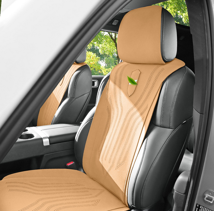Suitable for ideal L8/L9 four-seat six-seat special car seat cushion suede half bag four-season universal saddle cushion