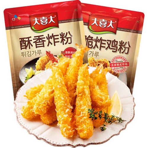 Happy Happy Crispy Fried Flour Haji Korean Fried Chicken Powder Fried Pork Cutlet Crispy Skin Flour Household Fried Chicken Cutlet Chicken Wing Coating Flour