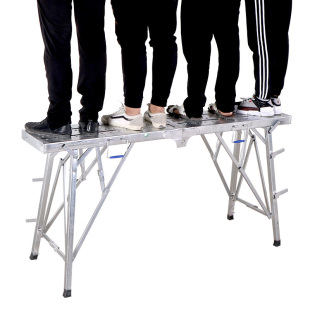 ✅ Folding Adjustable Thickened Scaffold Manufacturer Direct Sale Elevated Putty Scraper Indoor Decoration Engineering Ladder Flat