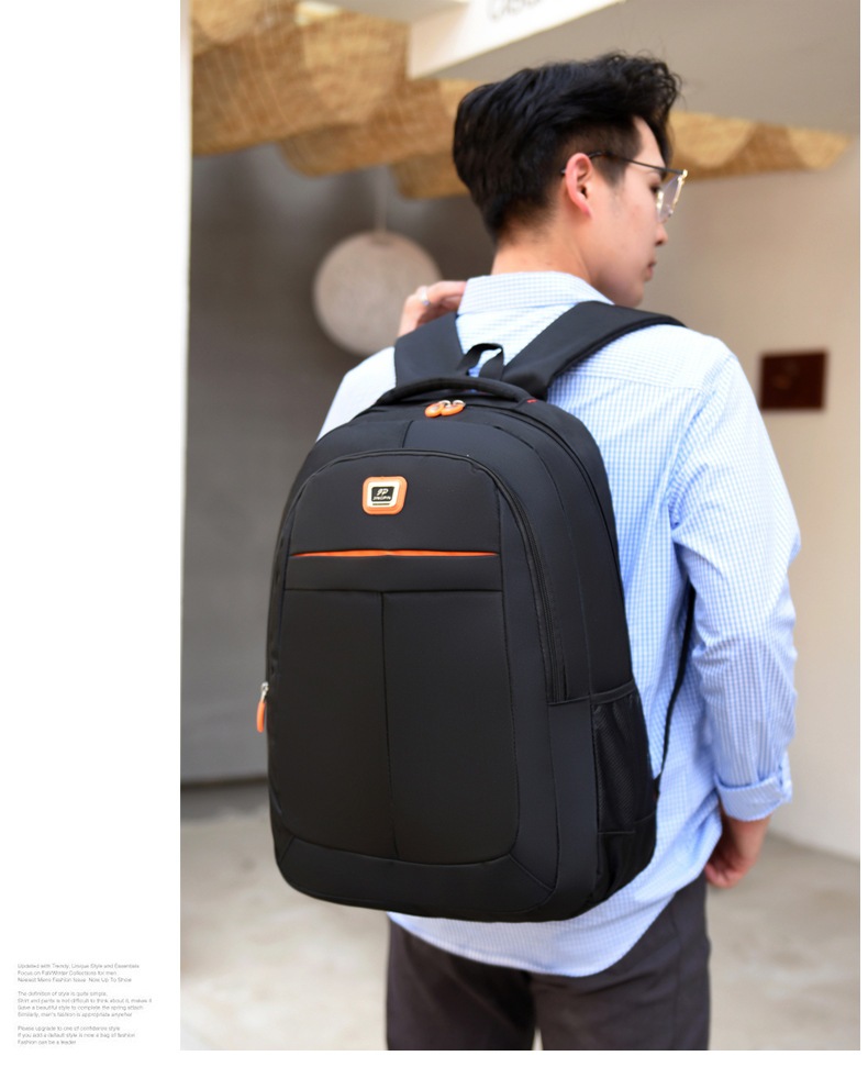 Wholesale New Men's Computer Backpacks Casual High Capacity Travel Bag display picture 20