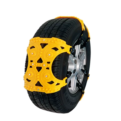 Universal anti-skid chains for car tires, snow recovery chains for off-road vehicles, snow anti-skid chains