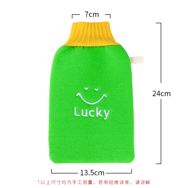 La Toalla de baño no daña la piel las señoras no lastiman la arena fina Toalla de baño doméstica sauna sala de baño frotar barro gris guantes de descontaminación