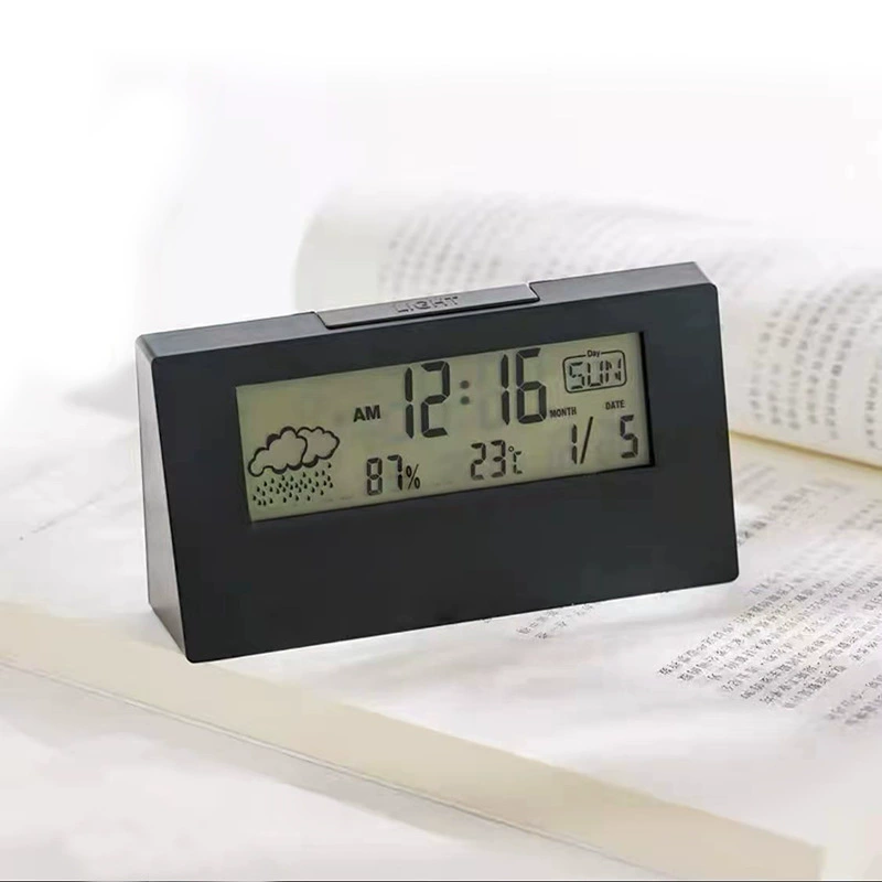 LCD большой экран будильник настольного типа, простая многофункциональная бесшумная электронная будильник с отображением номера