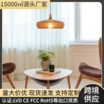 新中式餐厅灯床头灯卧室客厅灯笼民宿灯日式木艺吊灯禅意茶室灯具