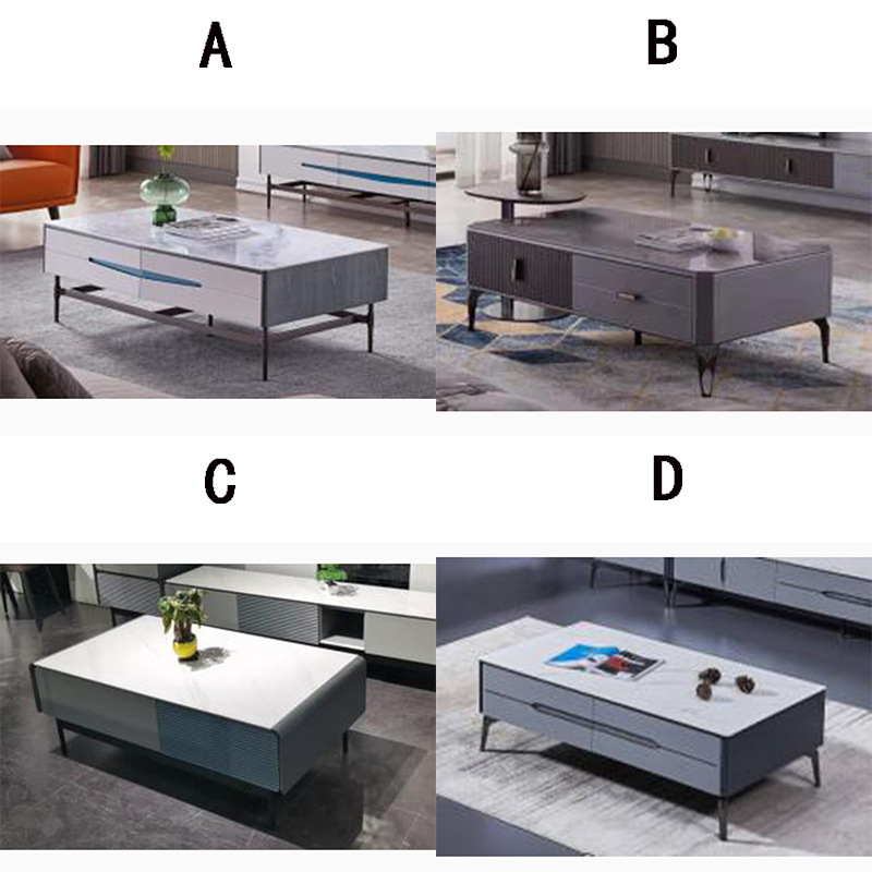 设计师款岩板电视柜茶几家用客厅现代简约小户型新款个性茶几