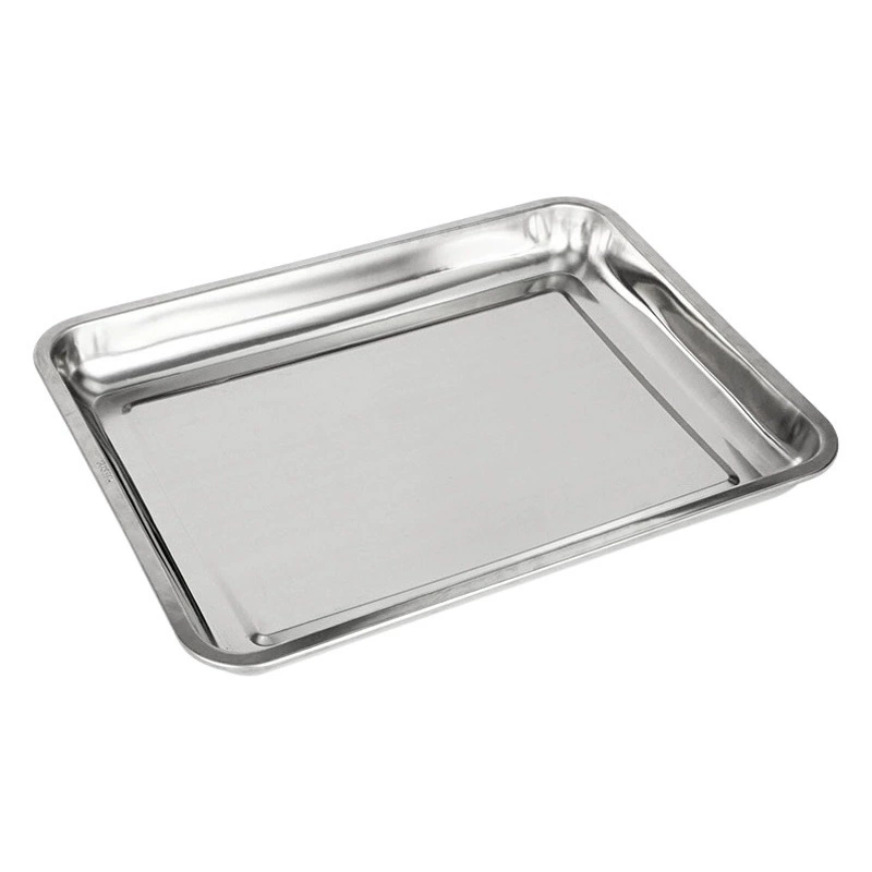 304 Квадратная Пластина Из Нержавеющей Стали Плита Из Нержавеющей Стали Барбекю Тарелка Блюдо Жареная Рыба Тарелка Столовая Пароварка Рис Тарелка Прямоугольный Поднос