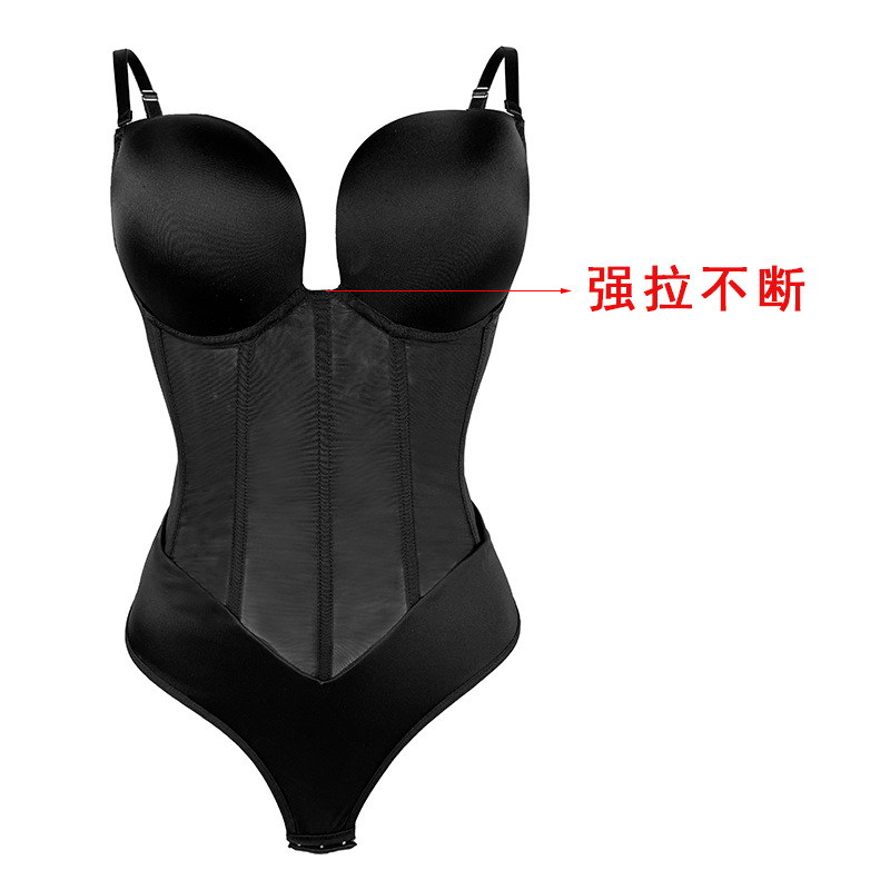 Nueva actualización, correa para el hombro, abdomen ajustado, fajas de una pieza, vestido de fiesta al por mayor, corsé sexy, malla, body