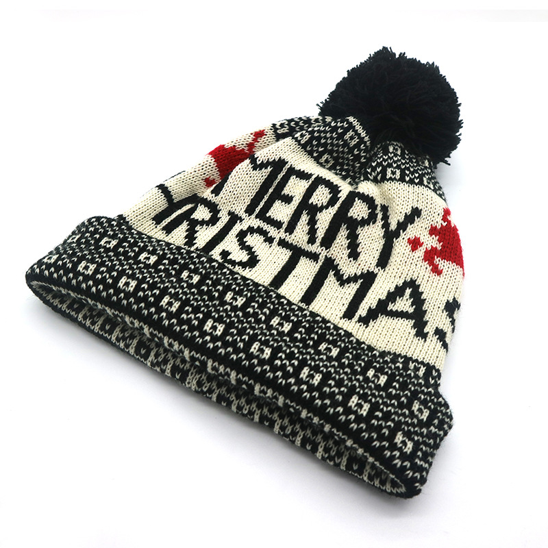 Original Design Santa Claus Festival Elements Wool Cap display picture 3