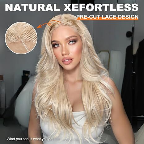13*4 Synthetic Hair Front Lace Wig High-Definition Lace Layered Wave Glueless Wig Cross-Border Wig for Women Full Head Cover 13*4 Synthetic Hair Front Lace Wig High-Definition Lace Layered Wave Glueless Wig Cross-Border Wig for Women Full Head Cover