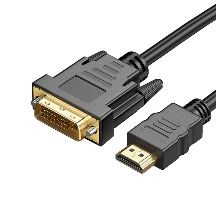 Кабель-переходник HDMI на DVI для ПК и внешнего ТВ-дисплея, длина 1.5–10 м, подключение HDMI→DVI