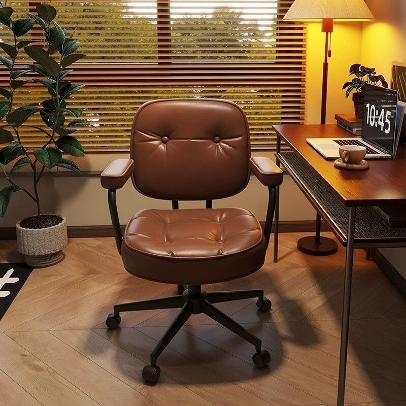 IKEA chair, Nordic light luxury office chair, home student study chair, comfortable for long-term sitting, ins-style computer chair