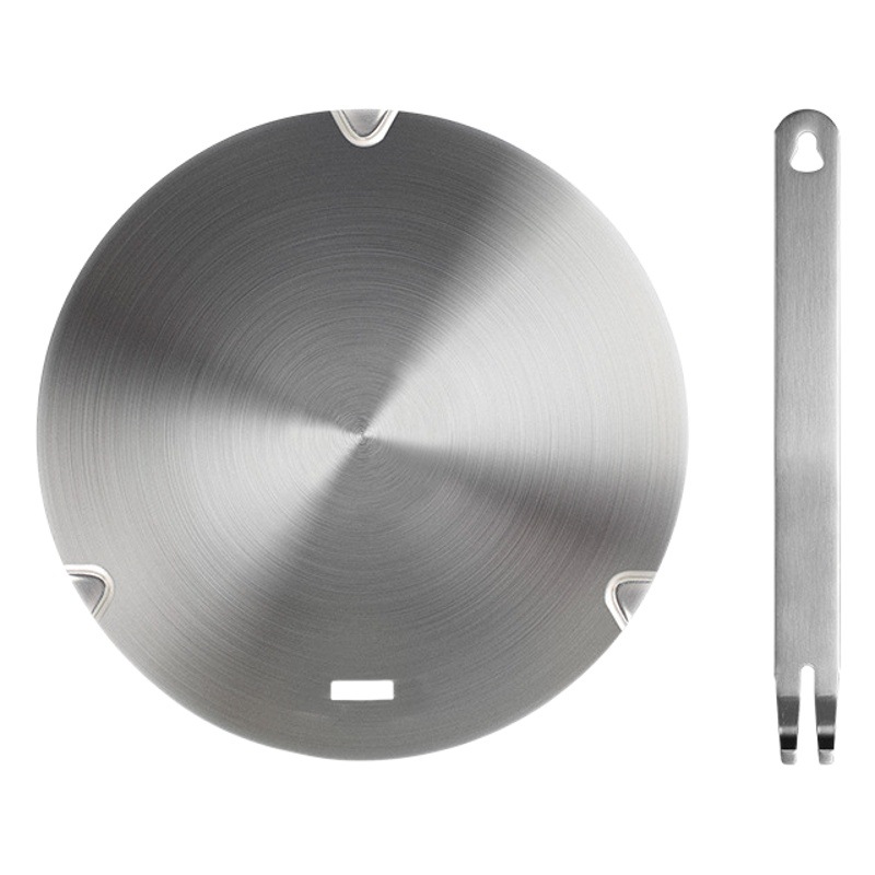 Placa de conducción de calor de Cocina de Inducción comercial Estufa de gas universal Placa de aislamiento térmico Estufa de gas inferior de la olla protectora negra anti-quemadura Placa de conducción de calor