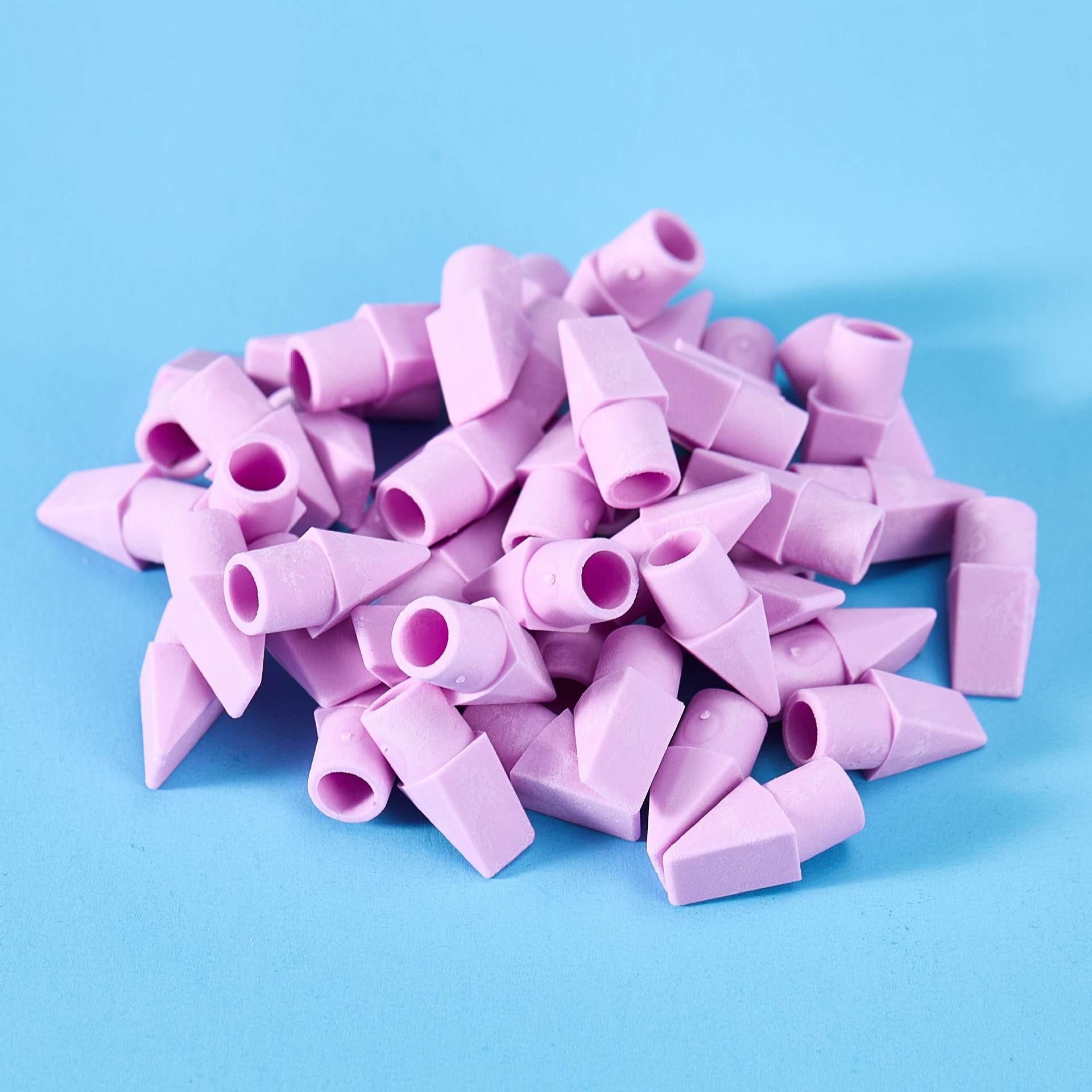 cubierta de lápiz cubierta de lápiz reemplazo de bala borradora de color fábrica al por mayor transfronteriza cabeza de goma sin látex