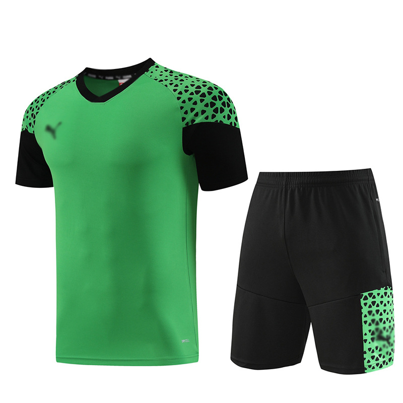 24-25 uniformes de fútbol, trajes casuales, deportes de secado rápido para hombres, camisetas de fútbol de manga corta, uniformes de competición, el equipo establece el número de impresión Z
