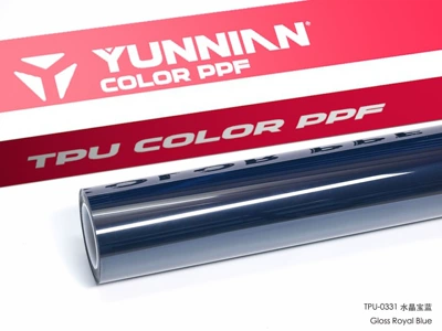 factory wholesale cross-border direct sales, Auto Color Change Film - tpu-crystal-sapphire-blue-dual-use-for-wet-and-dry-surfaces-15215m